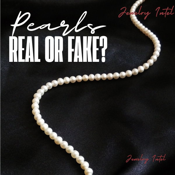 How can you tell real pearls from fake?