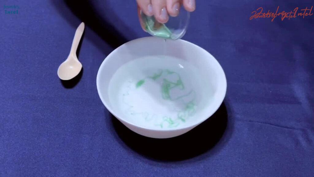 add dish soap to water