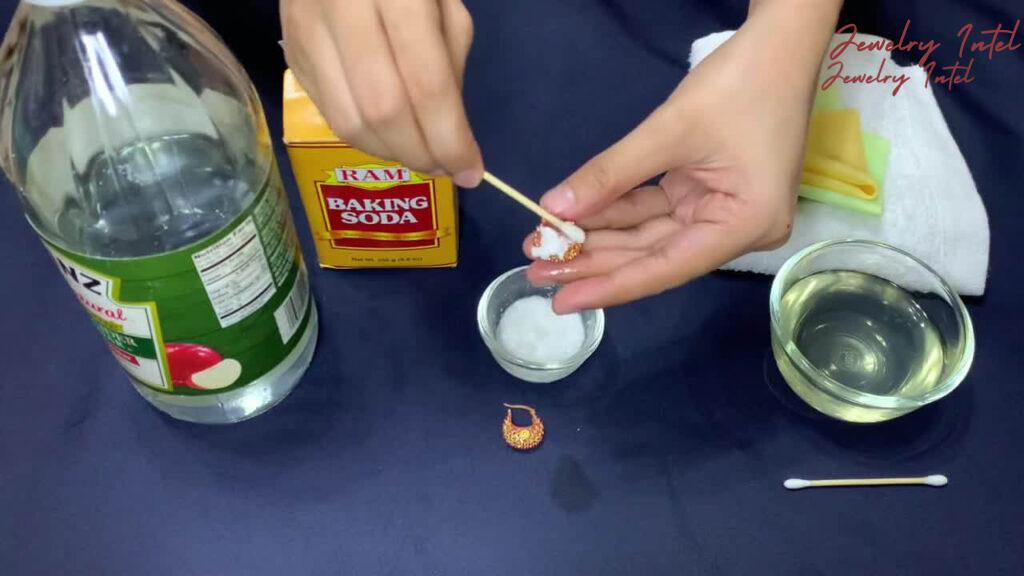 apply baking soda paste