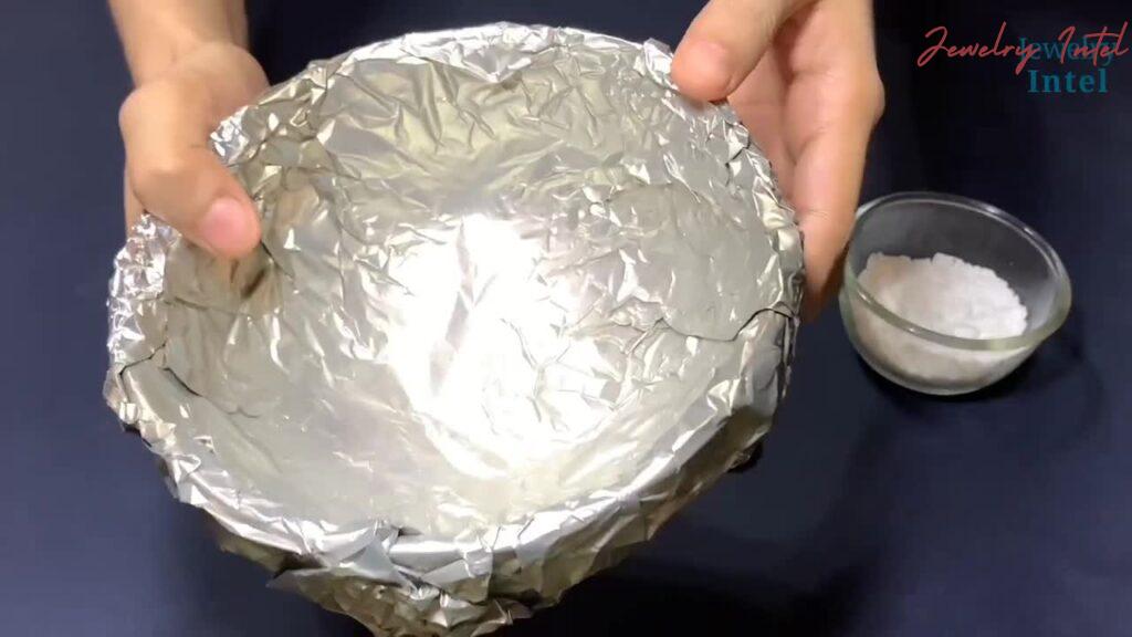 cover bowl with aluminum foil