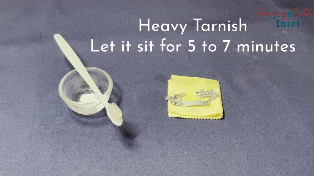 heavily tarnished silver