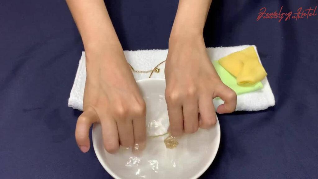 rinse off coke and soap