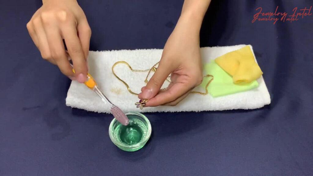 use dish soap to clean