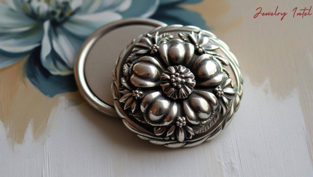 DIY fridge magnet using a broken brooch